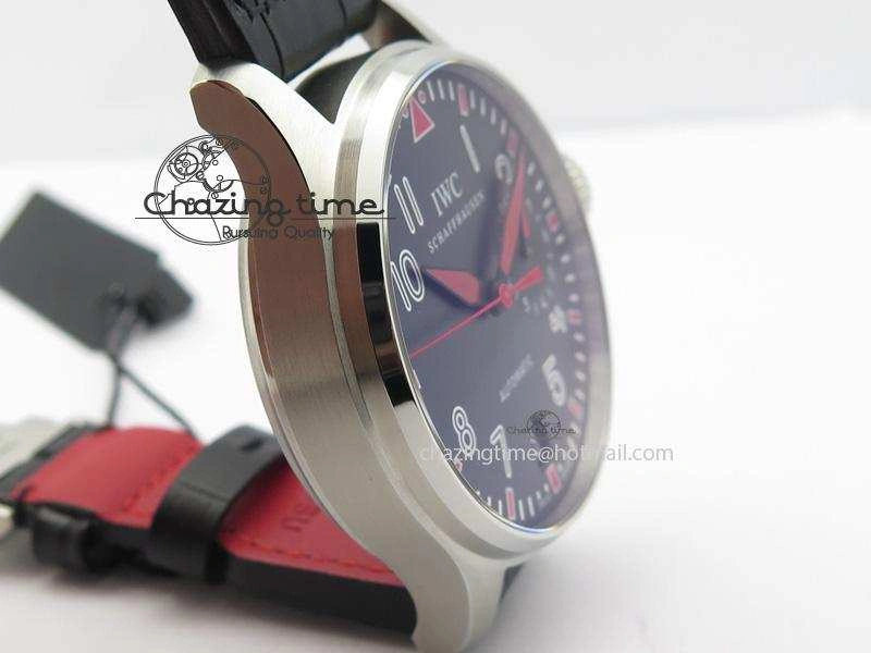 Big Pilot Real PR IW500435 “Muhammad Ali” ZF Best Edition On Black Leather Strap A51111