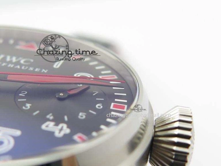 Big Pilot Real PR IW500435 “Muhammad Ali” ZF Best Edition On Black Leather Strap A51111