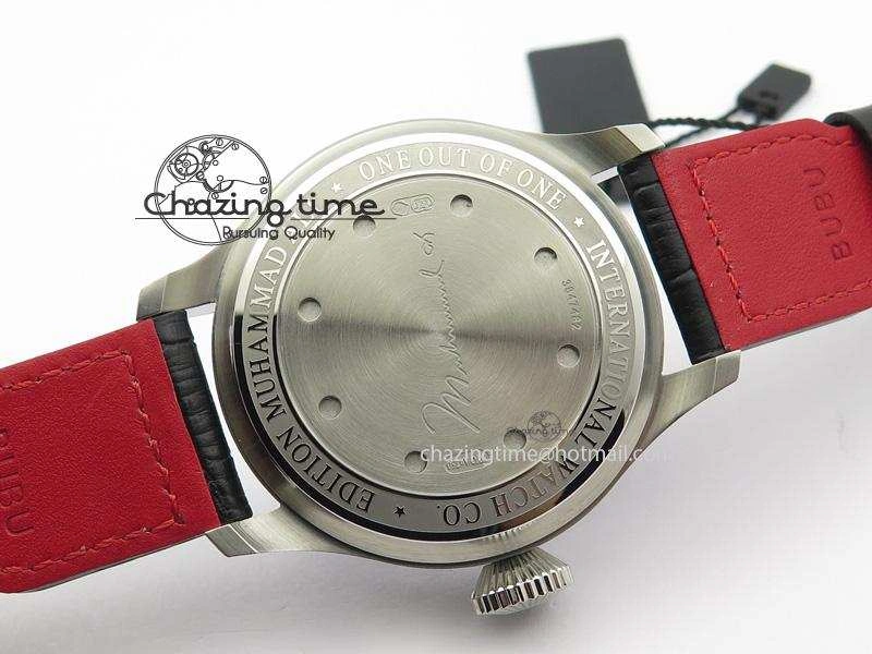 Big Pilot Real PR IW500435 “Muhammad Ali” ZF Best Edition On Black Leather Strap A51111