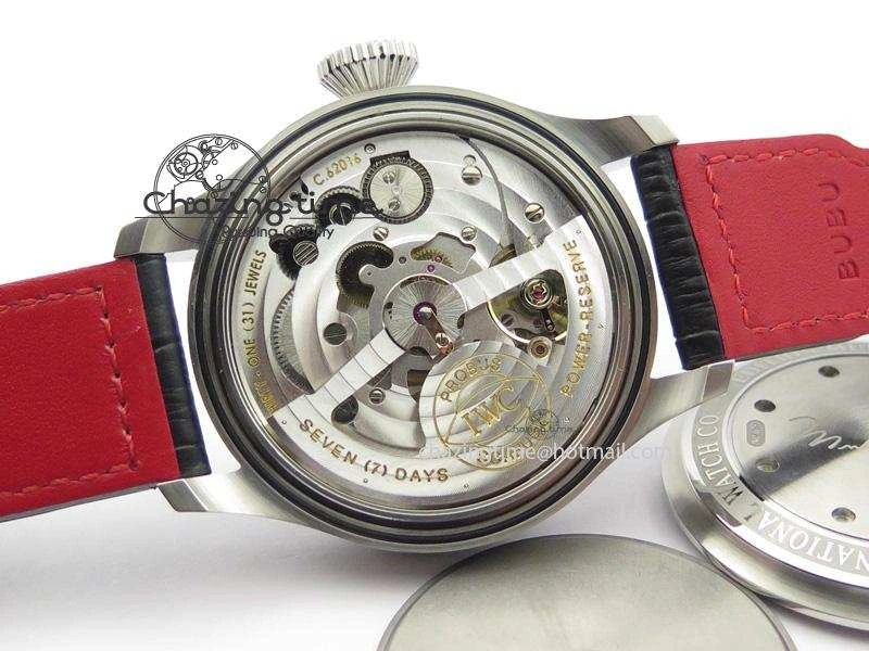 Big Pilot Real PR IW500435 “Muhammad Ali” ZF Best Edition On Black Leather Strap A51111