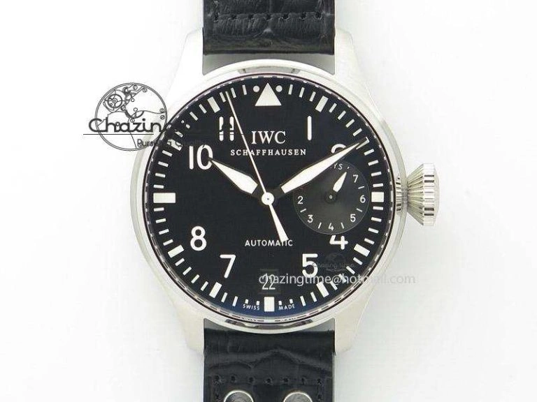 Big Pilot Real PR IW500901 ZF 1:1 Best Edition On Black Leather Strap A51111
