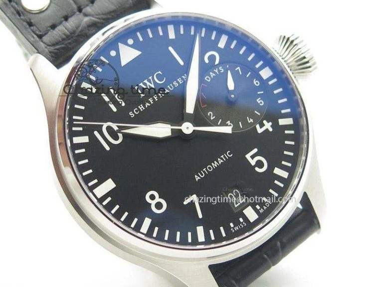 Big Pilot Real PR IW500901 ZF 1:1 Best Edition On Black Leather Strap A51111