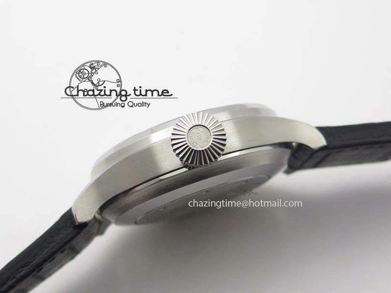 Big Pilot Real PR IW500906 ZF 1:1 Best Edition Silver Dial On Black Leather Strap A51111