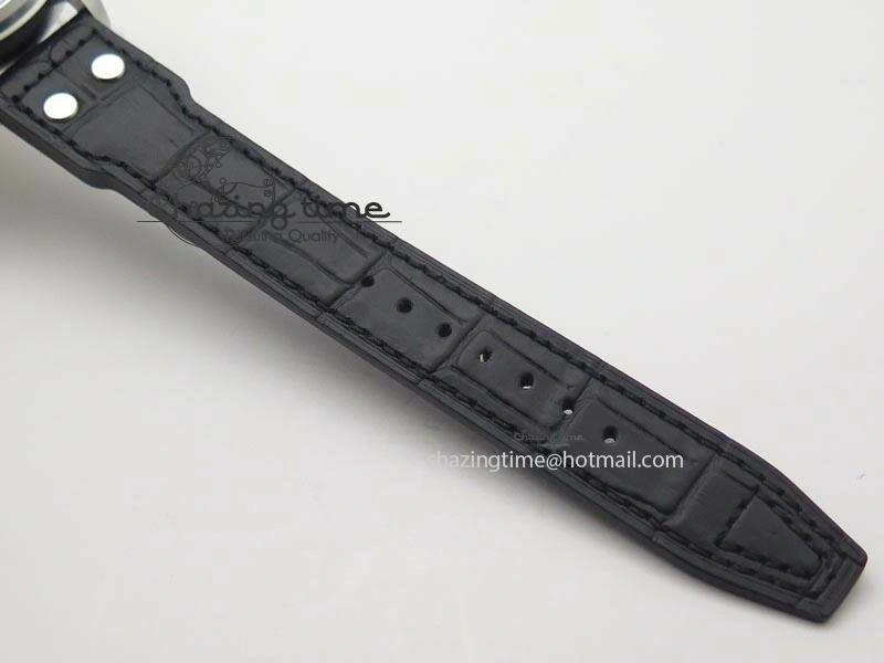 Big Pilot Real PR IW500906 ZF 1:1 Best Edition Silver Dial On Black Leather Strap A51111