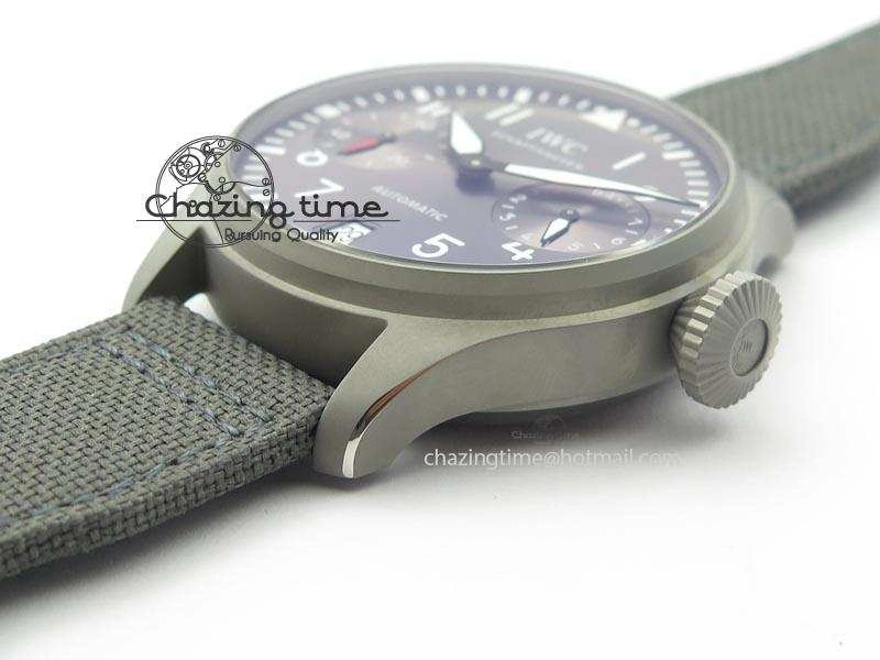Big Pilot Real PR IW500910 “Patrouille Suisse” ZF 1:1 Best Edition On Gray Nylon Strap 51011
