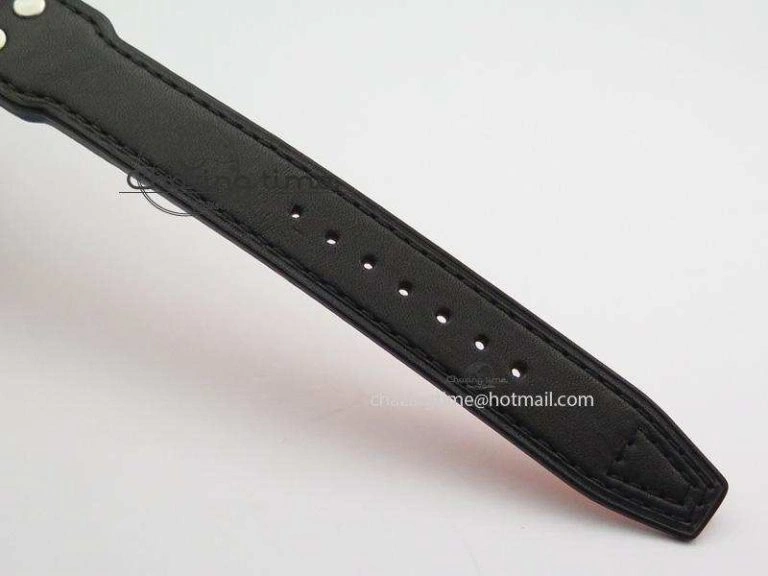 Big Pilot Real PR IW500912 ZF Best Edition Black Dial On Black Leather Strap A51111