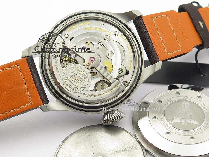 Big Pilot Real PR IW500916 2016 “Le Petit Prince” ZF Best Edition On Brown Leather Strap A51111