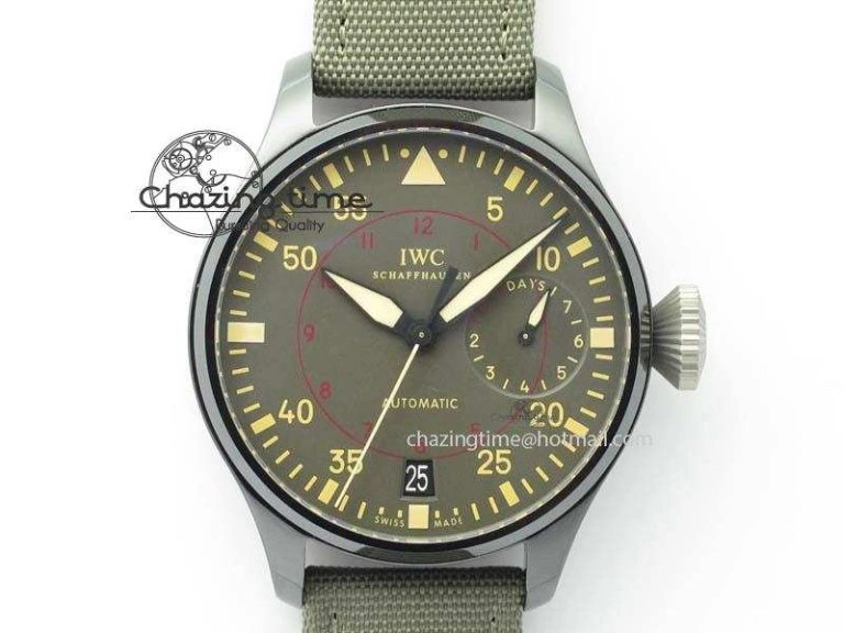 Big Pilot Real PR IW501902 Real Ceramic ZF 1:1 Best Edition On Nylon Strap A51111