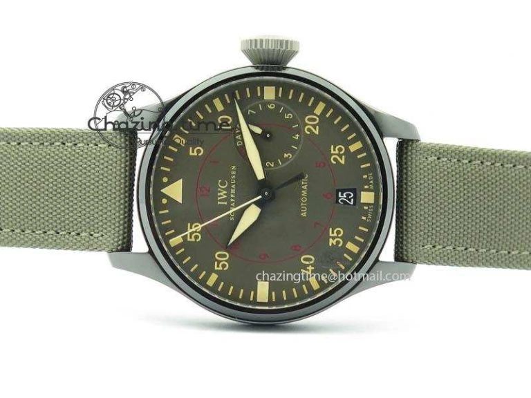 Big Pilot Real PR IW501902 Real Ceramic ZF 1:1 Best Edition On Nylon Strap A51111