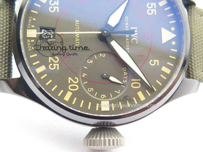 Big Pilot Real PR IW501902 Real Ceramic ZF 1:1 Best Edition On Nylon Strap A51111