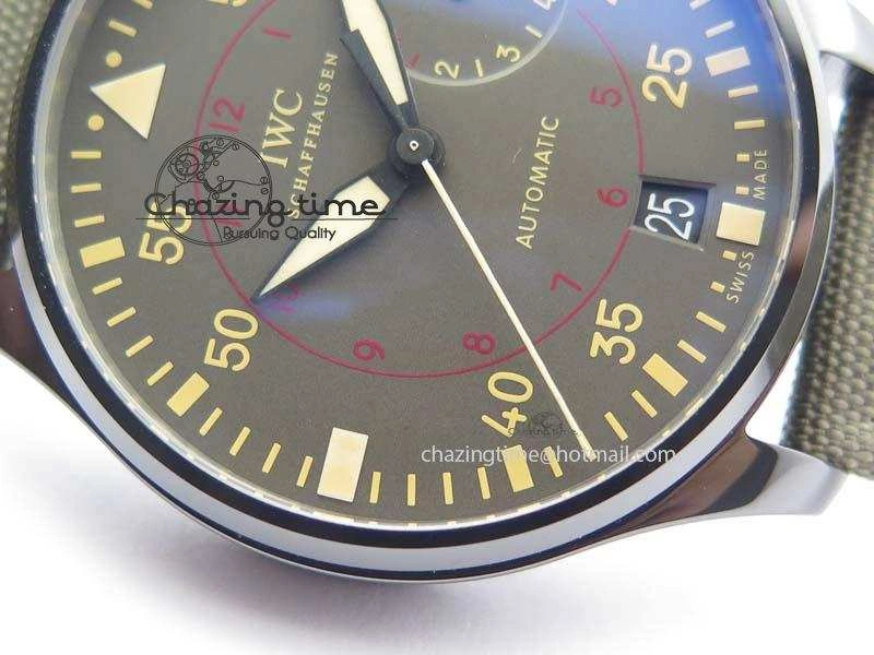Big Pilot Real PR IW501902 Real Ceramic ZF 1:1 Best Edition On Nylon Strap A51111