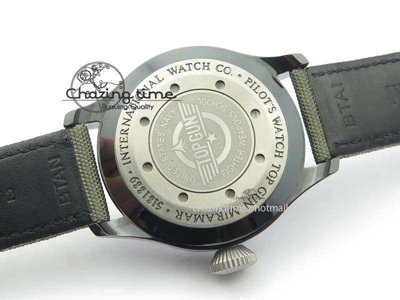 Big Pilot Real PR IW501902 Real Ceramic ZF 1:1 Best Edition On Nylon Strap A51111
