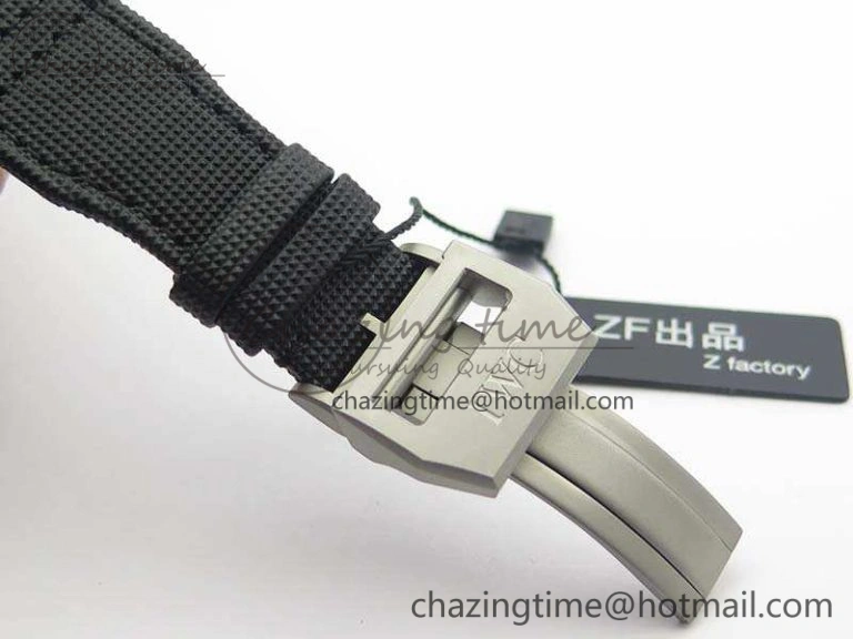 Big Pilot Real PR IW502001 Real Ceramic ZF 1:1 Best Edition On Black Calfskin Strap A51111 V2