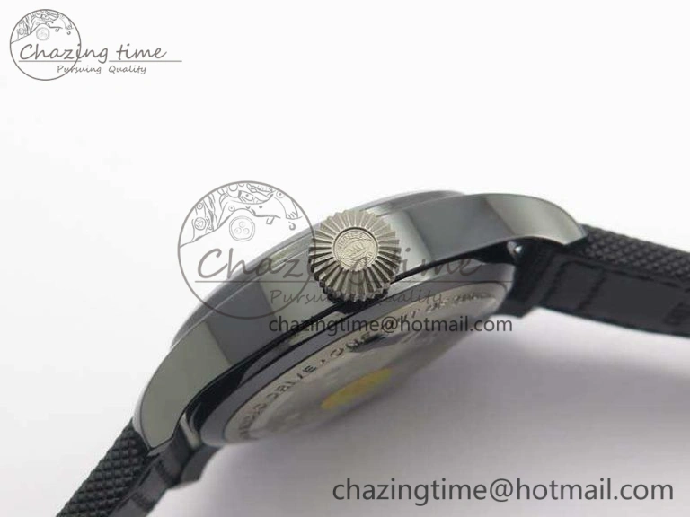 Big Pilot Real PR IW502003 Real Ceramic ZF 1:1 Best Edition On Black Calfskin Strap A51111 V2