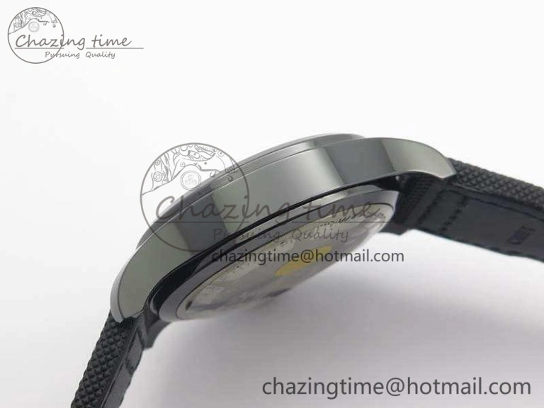 Big Pilot Real PR IW502003 Real Ceramic ZF 1:1 Best Edition On Black Calfskin Strap A51111 V2