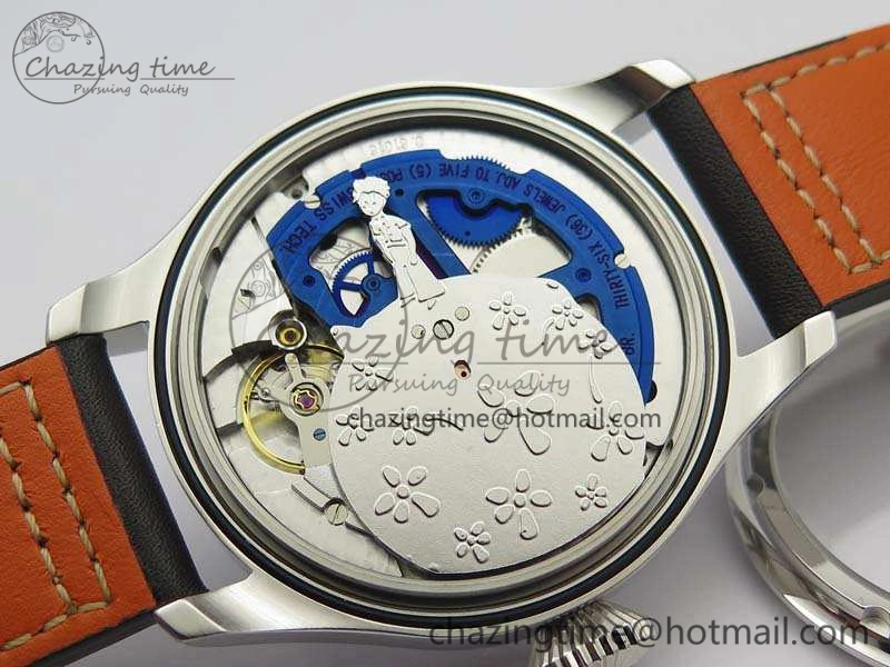 Big Pilot Real PR IW502703 SS YLF 1:1 Best Edition Blue Dial On Calfskin Strap A52850