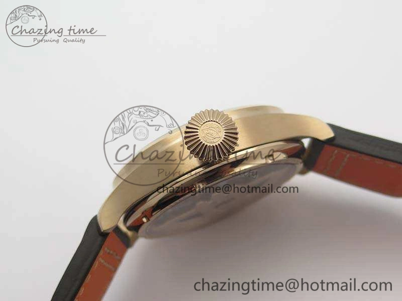 Big Pilot Real PR IW502706 RG YLF 1:1 Best Edition Brown Dial On Calfskin Strap A52850