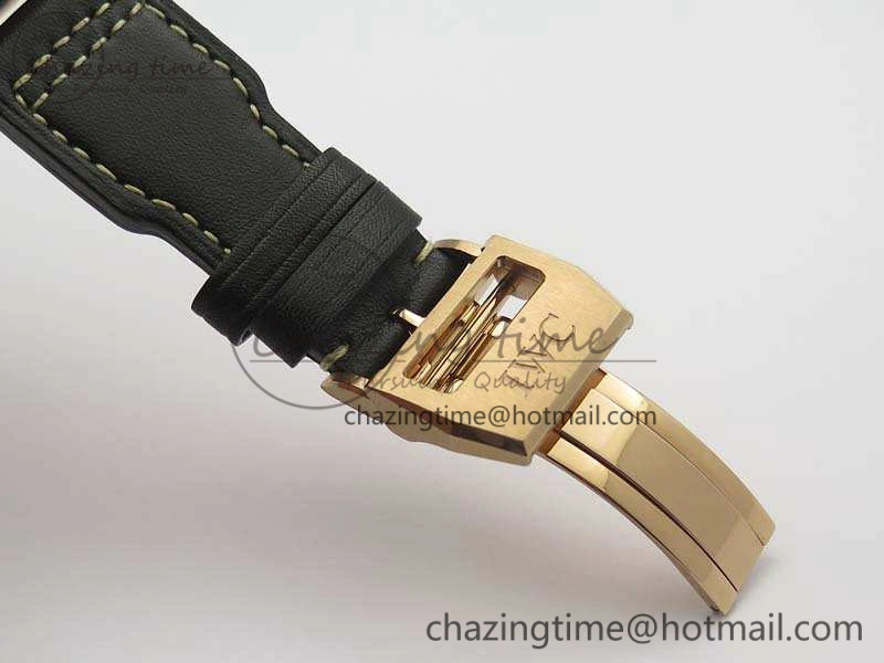 Big Pilot Real PR IW502706 RG YLF 1:1 Best Edition Brown Dial On Calfskin Strap A52850