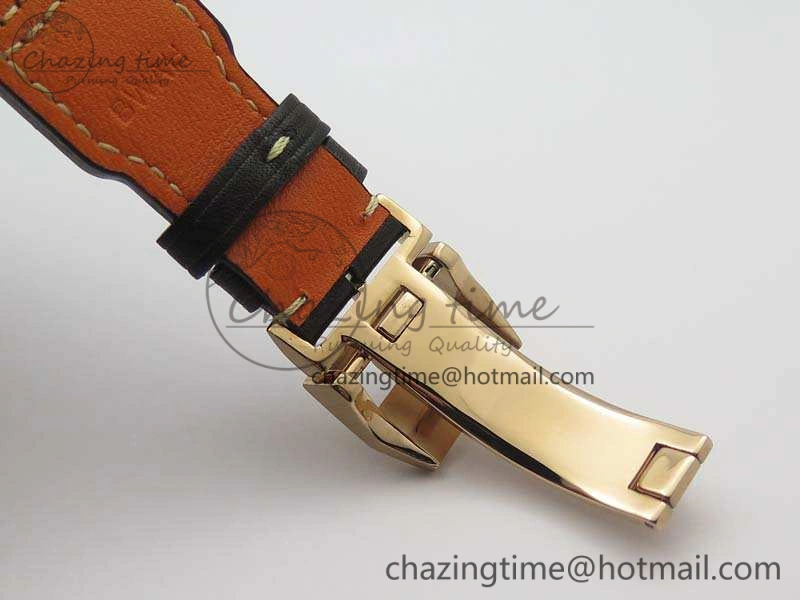 Big Pilot Real PR IW502706 RG YLF 1:1 Best Edition Brown Dial On Calfskin Strap A52850