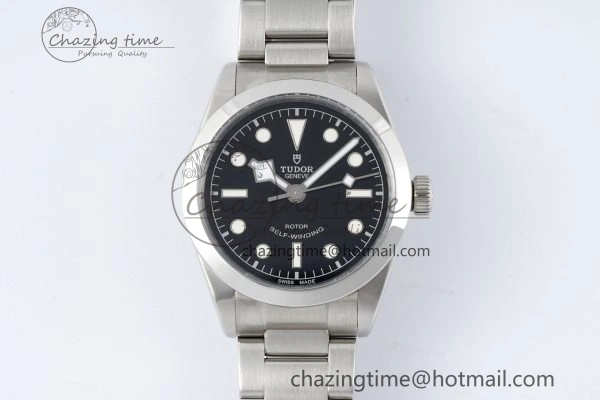 Black Bay 36 KRF 1:1 Best Edition Black Dial on SS Bracelet A2824 V3