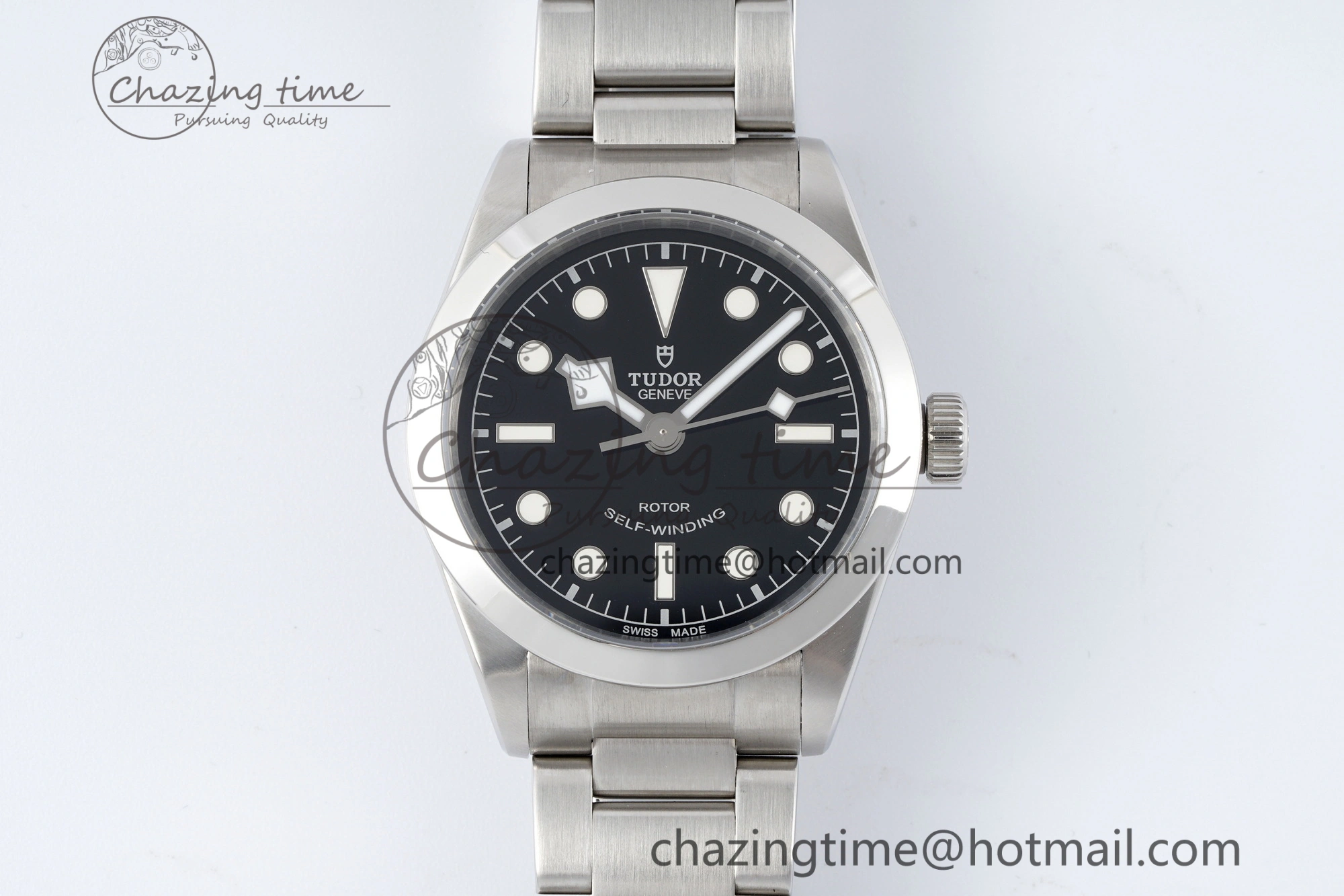 Black Bay 36 KRF 1:1 Best Edition Black Dial on SS Bracelet A2824 V3
