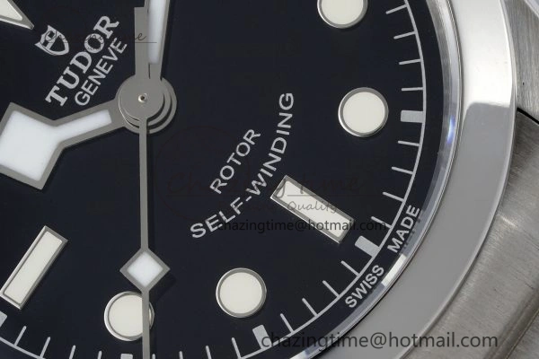 Black Bay 36 KRF 1:1 Best Edition Black Dial on SS Bracelet A2824 V3