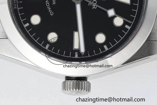 Black Bay 36 KRF 1:1 Best Edition Black Dial on SS Bracelet A2824 V3