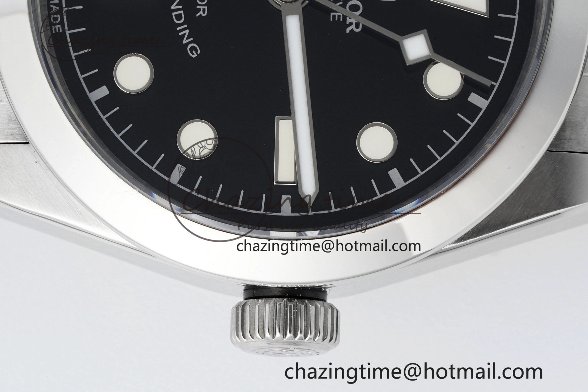 Black Bay 36 KRF 1:1 Best Edition Black Dial on SS Bracelet A2824 V3