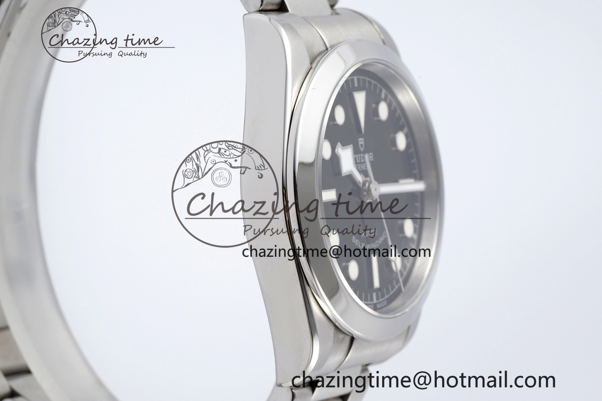 Black Bay 36 KRF 1:1 Best Edition Black Dial on SS Bracelet A2824 V3