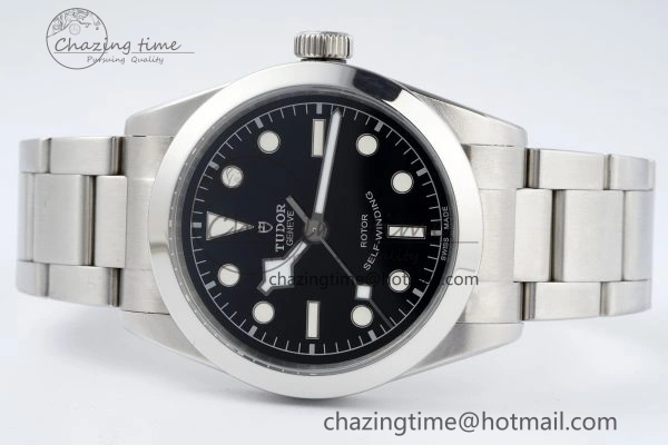Black Bay 36 KRF 1:1 Best Edition Black Dial on SS Bracelet A2824 V3