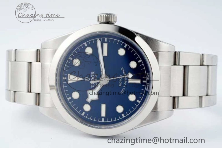 Black Bay 36 KRF 1:1 Best Edition Blue Dial on SS Bracelet A2824 V3