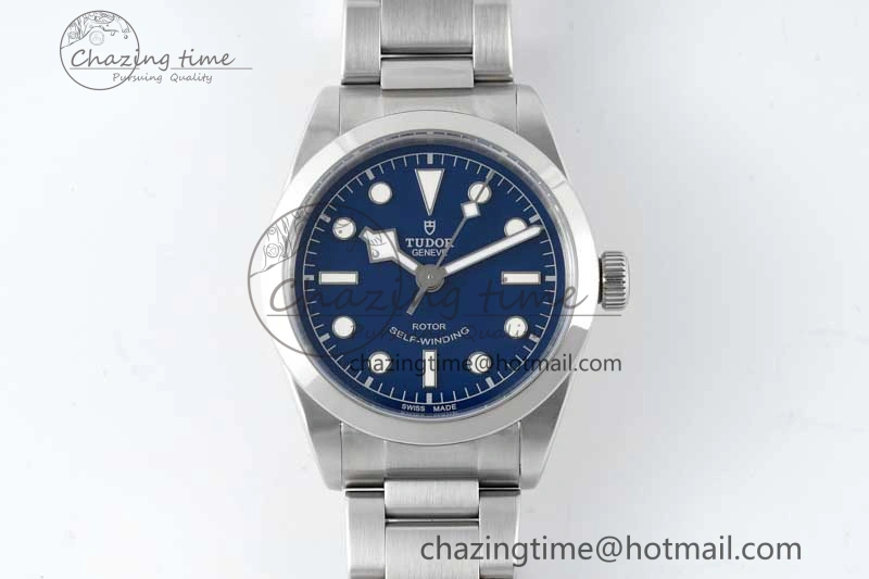 Black Bay 36 KRF 1:1 Best Edition Blue Dial on SS Bracelet A2824 V3