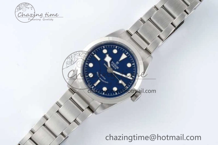 Black Bay 36 KRF 1:1 Best Edition Blue Dial on SS Bracelet A2824 V3