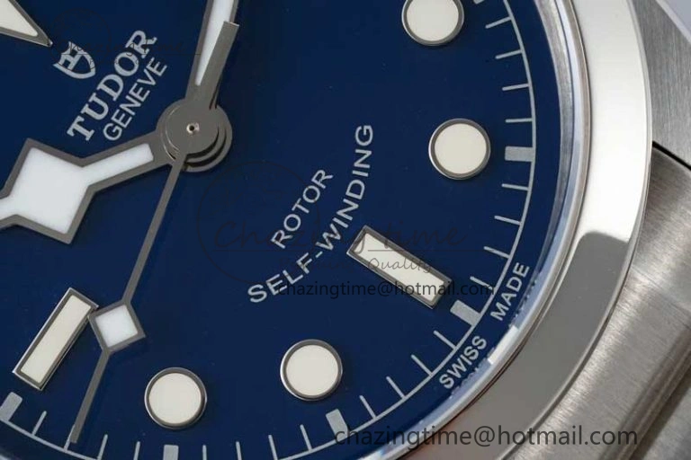 Black Bay 36 KRF 1:1 Best Edition Blue Dial on SS Bracelet A2824 V3