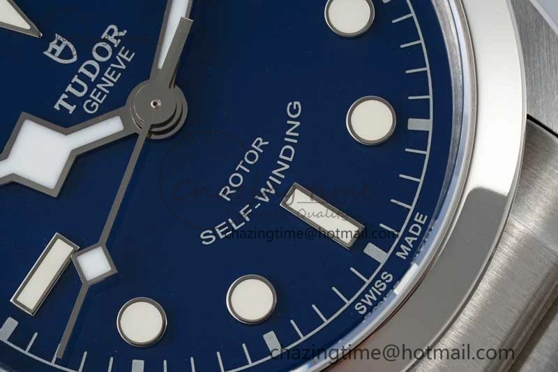 Black Bay 36 KRF 1:1 Best Edition Blue Dial on SS Bracelet A2824 V3