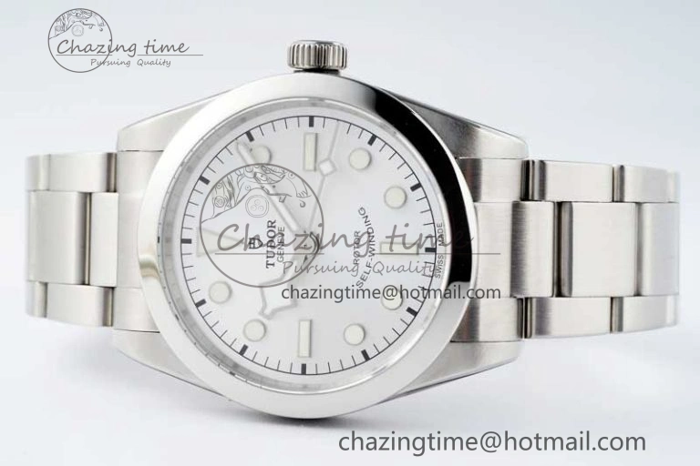 Black Bay 36 KRF 1:1 Best Edition Silver Dial on SS Bracelet A2824 V3