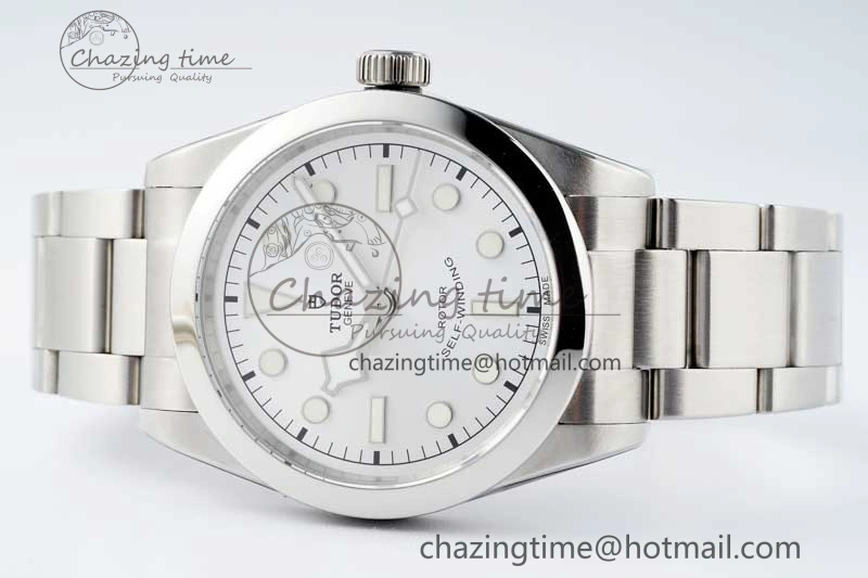 Black Bay 36 KRF 1:1 Best Edition Silver Dial on SS Bracelet A2824 V3