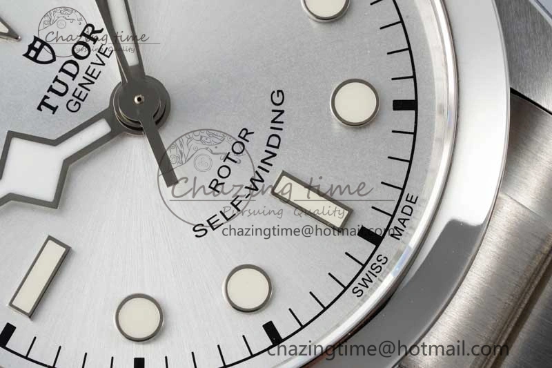 Black Bay 36 KRF 1:1 Best Edition Silver Dial on SS Bracelet A2824 V3
