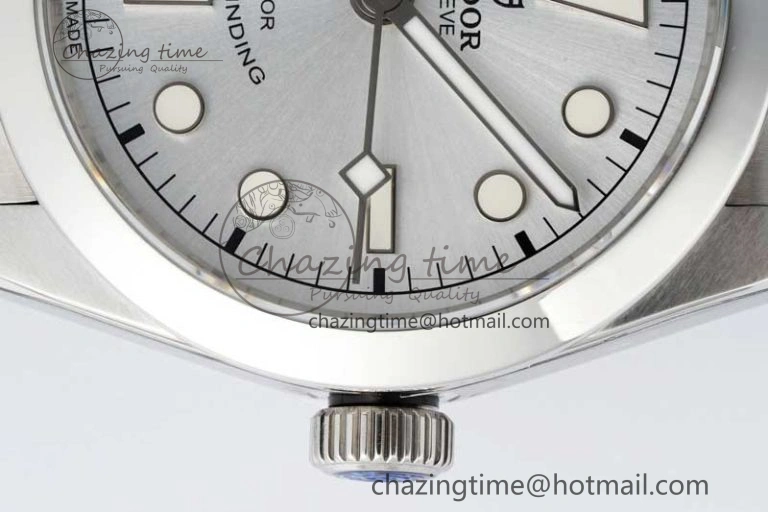 Black Bay 36 KRF 1:1 Best Edition Silver Dial on SS Bracelet A2824 V3