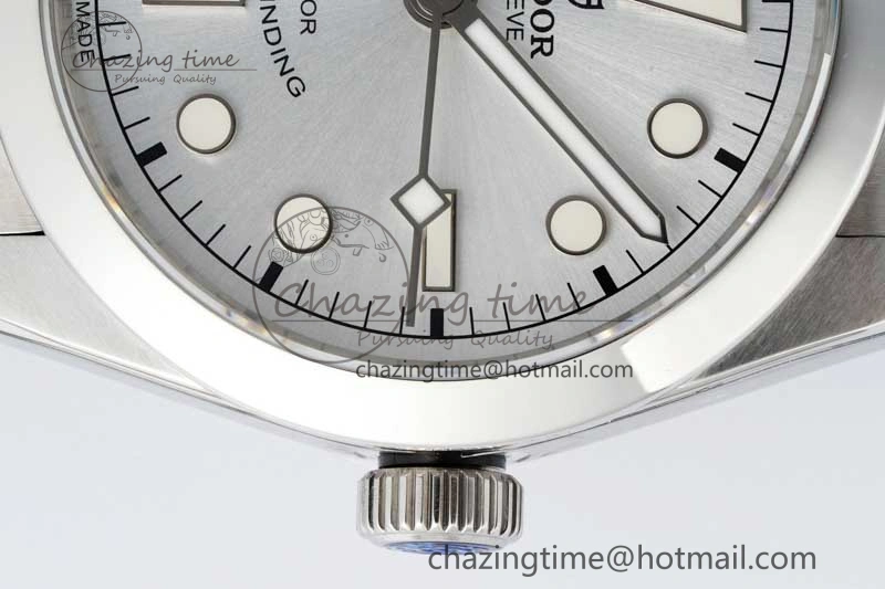 Black Bay 36 KRF 1:1 Best Edition Silver Dial on SS Bracelet A2824 V3