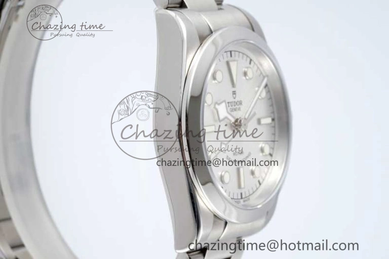 Black Bay 36 KRF 1:1 Best Edition Silver Dial on SS Bracelet A2824 V3
