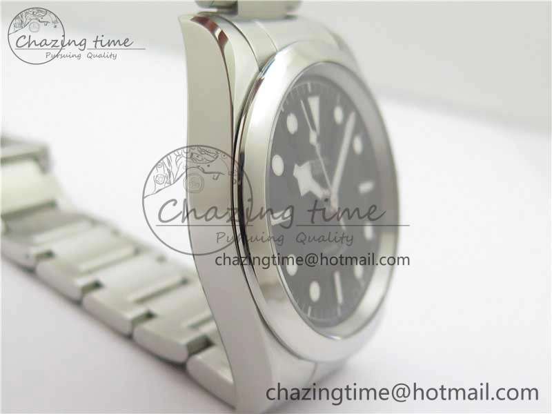 Black Bay 41 SS LF 1:1 Best Edition Black Dial on SS Bracelet A2824