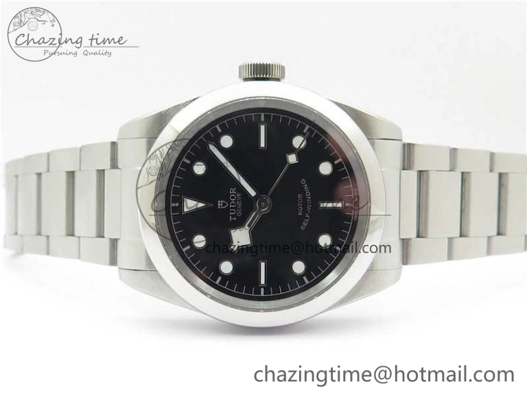 Black Bay 41 SS LF 1:1 Best Edition Black Dial on SS Bracelet A2824