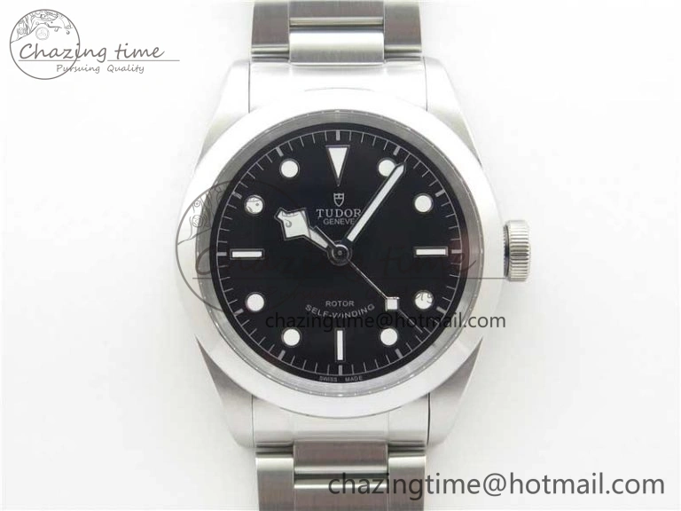 Black Bay 41 SS LF 1:1 Best Edition Black Dial on SS Bracelet A2824