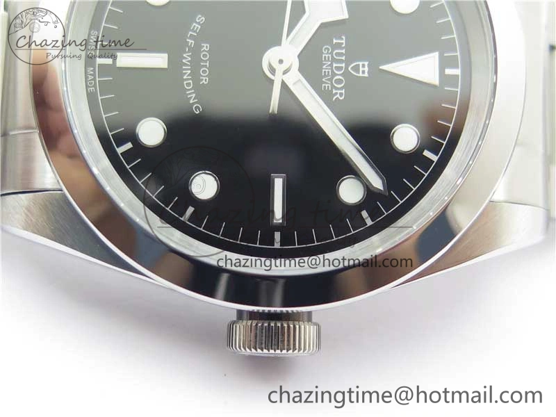 Black Bay 41 SS LF 1:1 Best Edition Black Dial on SS Bracelet A2824