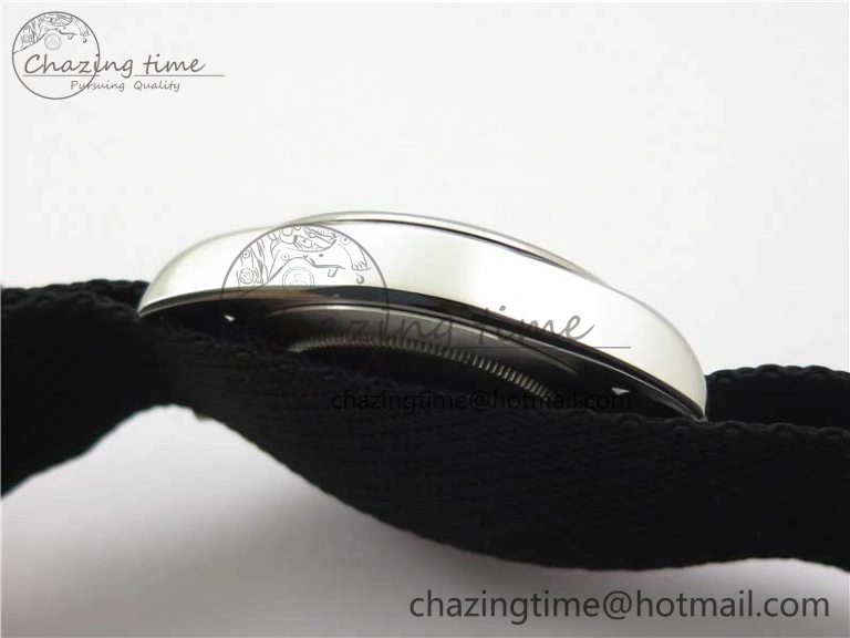 Black Bay 41 SS LF 1:1 Best Edition Blue Dial on Black Nylon Strap A2824