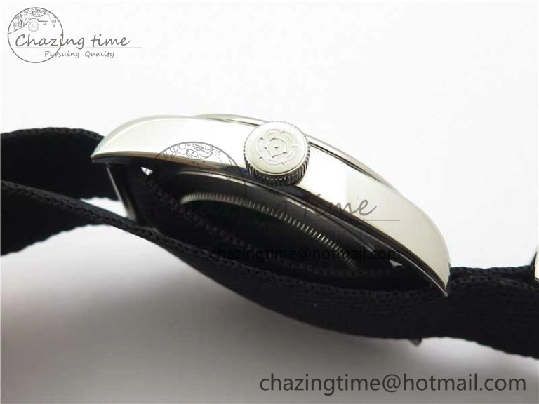 Black Bay 41 SS LF 1:1 Best Edition Blue Dial on Black Nylon Strap A2824