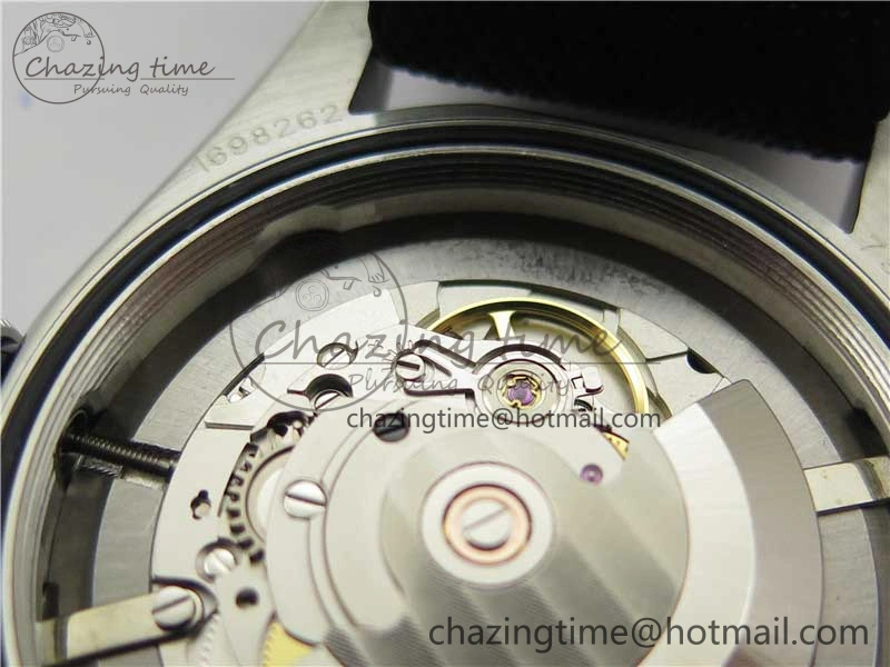 Black Bay 41 SS LF 1:1 Best Edition Blue Dial on Black Nylon Strap A2824
