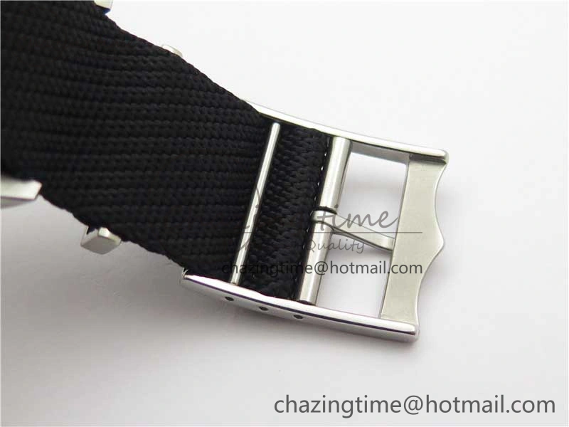 Black Bay 41 SS LF 1:1 Best Edition Blue Dial on Black Nylon Strap A2824