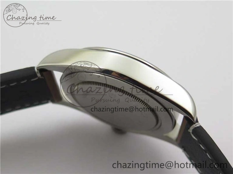 Black Bay 41 SS LF 1:1 Best Edition Blue Dial on Brown Leather Strap A2824